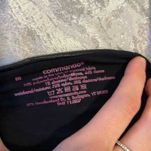 Commando leather leggings. Size M. Looks wrinkled but goes away once worn.